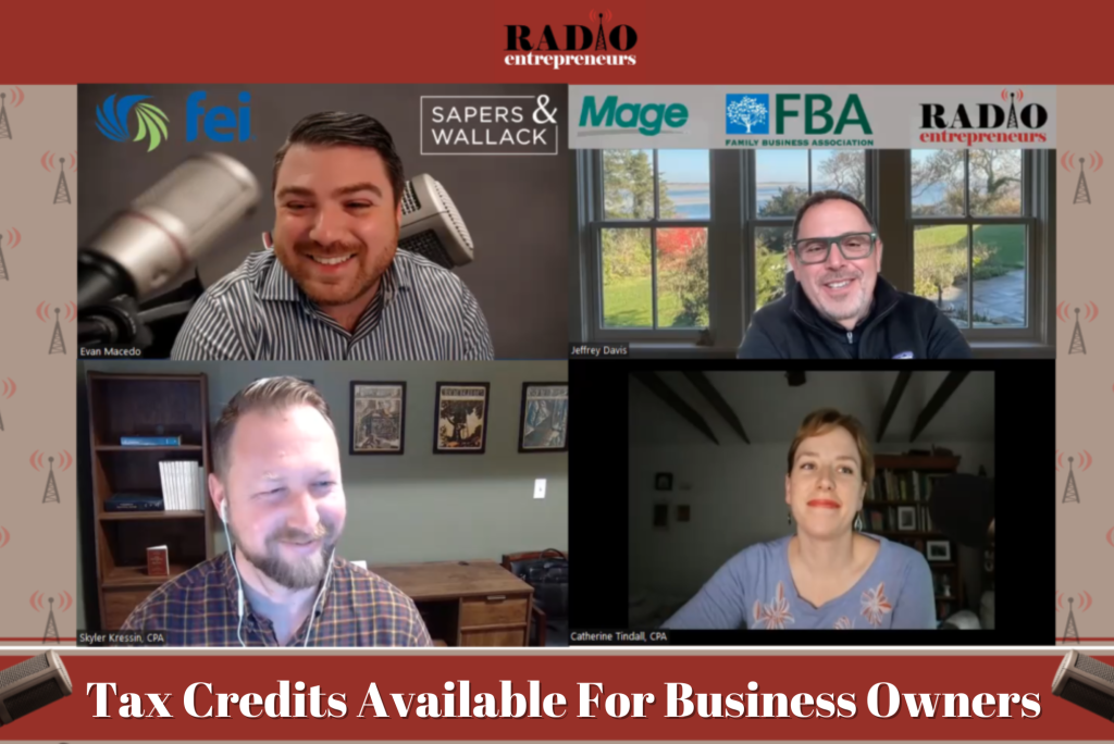 “Tax Credits Available For Business Owners” with Catherine Tindall & Skyler Kressin of Dominion￼